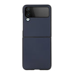 Custodia per telefono in vera pelle con trama di pecora, For Samsung Galaxy Z Flip4
