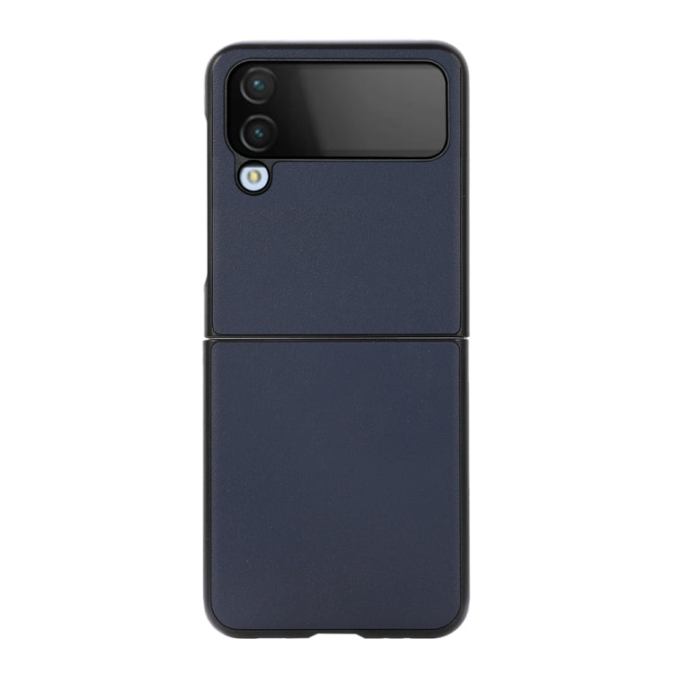 Custodia per telefono in vera pelle con trama di pecora, For Samsung Galaxy Z Flip4