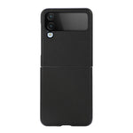 Custodia per telefono in vera pelle con trama di pecora, For Samsung Galaxy Z Flip4