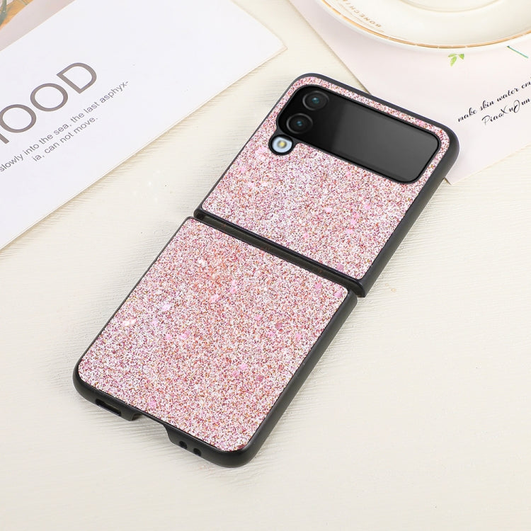 Custodia per telefono in polvere glitterata, For Samsung Galaxy Z Flip4