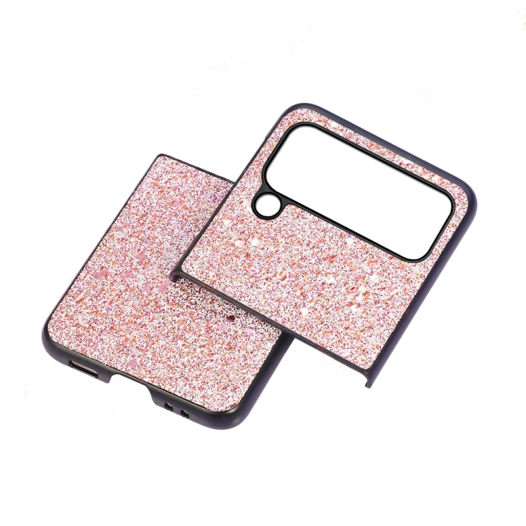 Custodia per telefono in polvere glitterata, For Samsung Galaxy Z Flip4