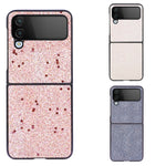 Custodia per telefono in polvere glitterata, For Samsung Galaxy Z Flip4