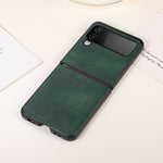 Custodia per telefono bicolore Litchi Texture, For Samsung Galaxy Z Flip4