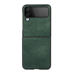 Custodia per telefono bicolore Litchi Texture, For Samsung Galaxy Z Flip4