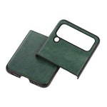 Custodia per telefono bicolore Litchi Texture, For Samsung Galaxy Z Flip4