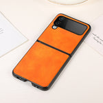 Custodia per telefono bicolore Litchi Texture, For Samsung Galaxy Z Flip4