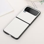Custodia per telefono bicolore Litchi Texture, For Samsung Galaxy Z Flip4