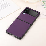 Custodia per telefono in pelle protettiva antiurto in vera pelle, For Samsung Galaxy Z Flip4
