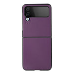 Custodia per telefono in pelle protettiva antiurto in vera pelle, For Samsung Galaxy Z Flip4