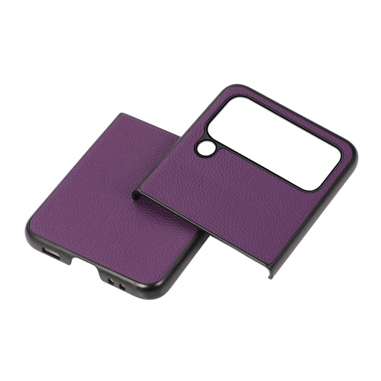 Custodia per telefono in pelle protettiva antiurto in vera pelle, For Samsung Galaxy Z Flip4