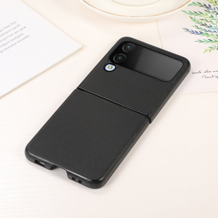 Custodia per telefono in pelle protettiva antiurto in vera pelle, For Samsung Galaxy Z Flip4