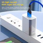 Cavo ricarica USB tessuto 6A 1m USB-C Micro USB
