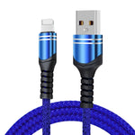 Cavo ricarica USB tessuto 6A 1m USB-C Micro USB