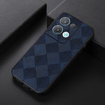 Custodia per telefono in PU scozzese intrecciata, For OPPO Reno8 5G, For OPPO Reno8 Pro+, For OPPO Reno8 Pro, For Samsung Galaxy Z Fold4