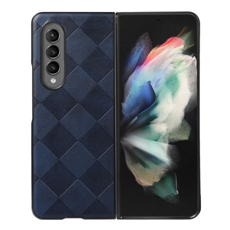 Custodia per telefono in PU scozzese intrecciata, For OPPO Reno8 5G, For OPPO Reno8 Pro+, For OPPO Reno8 Pro, For Samsung Galaxy Z Fold4