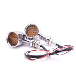 Z008 1 paio di indicatori di direzione a LED per motociclette universali modificati da 12V, Yellow Light, Red Light