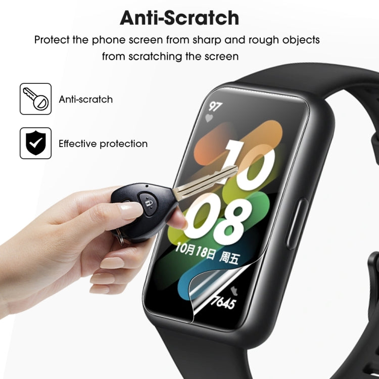 Per Huawei Band 7/7 NFC HD Pellicola morbida in TPU a schermo intero antigraffio, 1 PC, 5 PCS