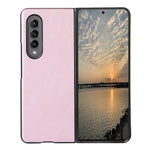 Custodia per telefono PU in pelle bovina, For Samsung Galaxy Z Fold4