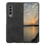 Custodia per telefono PU in pelle bovina, For Samsung Galaxy Z Fold4