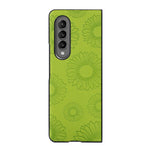 Custodia per telefono antiurto PU + TPU + PC modello girasole, For Samsung Galaxy Z Fold4