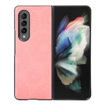 Custodia per telefono antiurto PU + TPU + PC modello girasole, For Samsung Galaxy Z Fold4