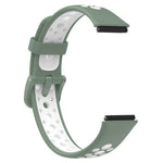 Cinturino in silicone traspirante bicolore, For Huawei Band 7 / 7 NFC