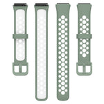 Cinturino in silicone traspirante bicolore, For Huawei Band 7 / 7 NFC
