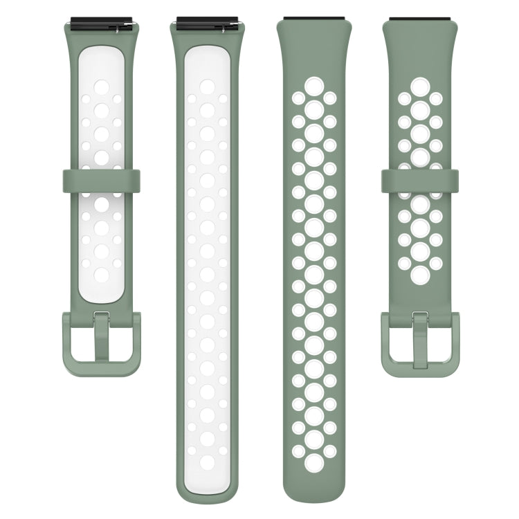 Cinturino in silicone traspirante bicolore, For Huawei Band 7 / 7 NFC