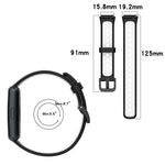 Cinturino in silicone traspirante bicolore, For Huawei Band 7 / 7 NFC