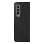 Custodia per telefono in PU con texture Litchi bicolore, For Samsung Galaxy Z Fold4