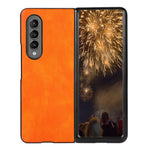Custodia per telefono in PU con texture Litchi bicolore, For Samsung Galaxy Z Fold4