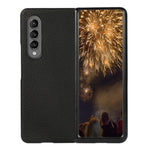 Custodia per telefono in vera pelle Lychee Texture, For Samsung Galaxy Z Fold4