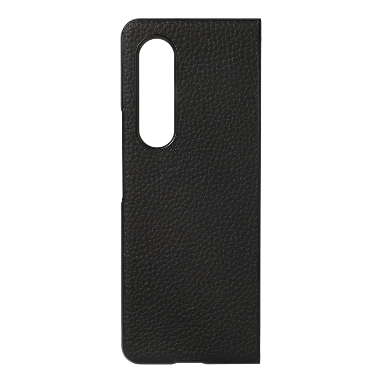 Custodia per telefono in vera pelle Lychee Texture, For Samsung Galaxy Z Fold4