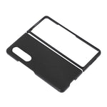 Custodia per telefono in pelle PU con trama incrociata, For Samsung Galaxy Z Fold4