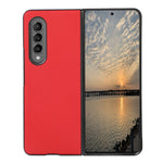 Custodia per telefono in pelle PU con trama incrociata, For Samsung Galaxy Z Fold4