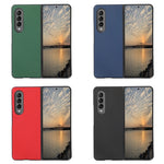 Custodia per telefono in pelle PU con trama incrociata, For Samsung Galaxy Z Fold4