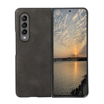 Custodia per telefono antiurto in vitello bicolore, For Samsung Galaxy Z Fold4