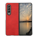 Custodia per telefono antiurto in vitello bicolore, For Samsung Galaxy Z Fold4