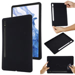 Custodia per tablet antiurto in silicone liquido Pure Color, For Samsung Galaxy Tab S8 / S7, For Samsung Galaxy Tab S8 Ultra