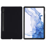 Custodia per tablet antiurto in silicone liquido Pure Color, For Samsung Galaxy Tab S8 / S7, For Samsung Galaxy Tab S8 Ultra