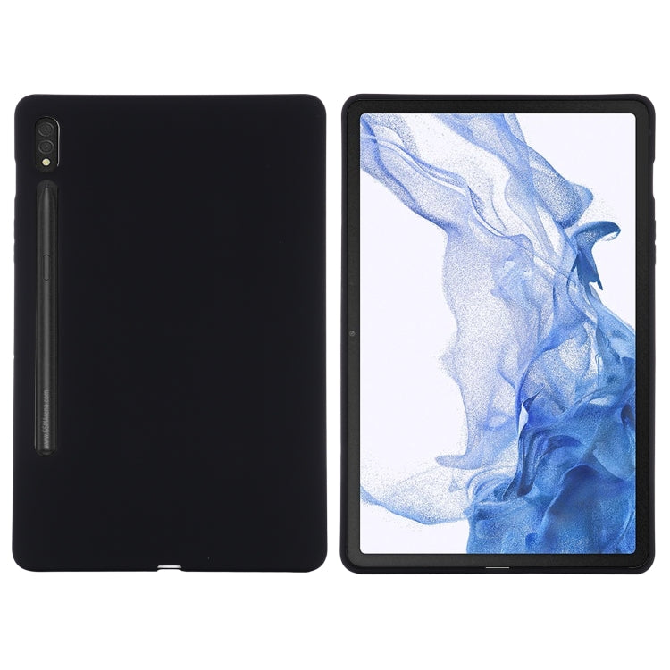 Custodia per tablet antiurto in silicone liquido Pure Color, For Samsung Galaxy Tab S8 / S7, For Samsung Galaxy Tab S8 Ultra