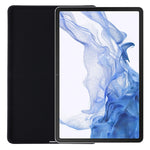 Custodia per tablet antiurto in silicone liquido Pure Color, For Samsung Galaxy Tab S8 / S7, For Samsung Galaxy Tab S8 Ultra