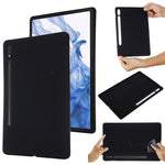 Custodia per tablet antiurto in silicone liquido Pure Color, For Samsung Galaxy Tab S8 / S7, For Samsung Galaxy Tab S8 Ultra