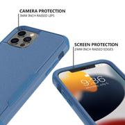 Custodia per telefono in TPU + PC antiurto per pendolari, For iPhone 14, For iPhone 14 Pro, For iPhone 14 Plus, For iPhone 14 Pro Max