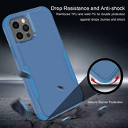 Custodia per telefono in TPU + PC antiurto per pendolari, For iPhone 14, For iPhone 14 Pro, For iPhone 14 Plus, For iPhone 14 Pro Max