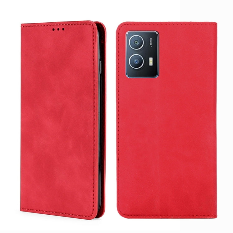 Custodia per telefono in pelle con vibrazione orizzontale magnetica Skin Feel, For vivo iQOO 9 5G, For vivo iQOO Neo6 5G, For vivo iQOO U5 5G, For OPPO A36 4G/A76 4G Global