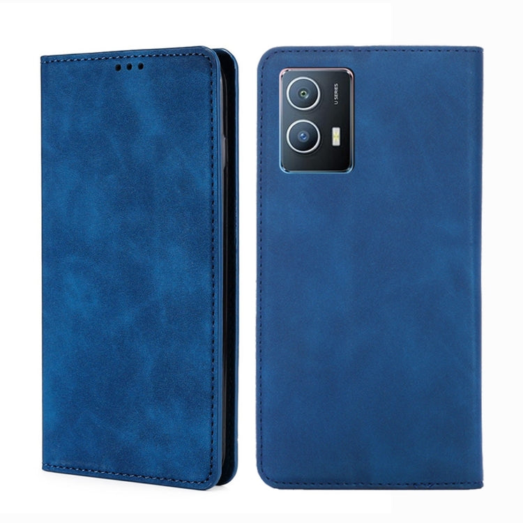 Custodia per telefono in pelle con vibrazione orizzontale magnetica Skin Feel, For vivo iQOO 9 5G, For vivo iQOO Neo6 5G, For vivo iQOO U5 5G, For OPPO A36 4G/A76 4G Global