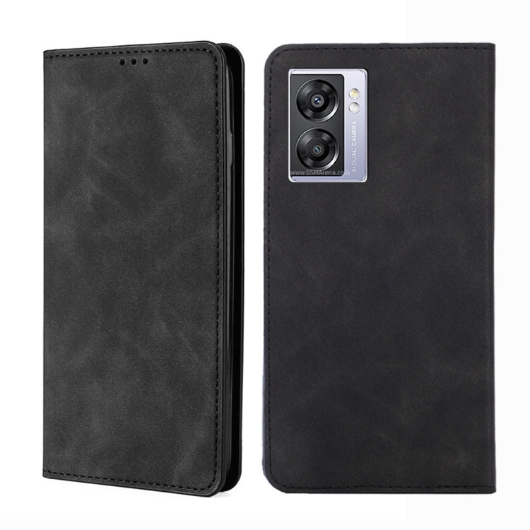 Custodia per telefono in pelle con vibrazione orizzontale magnetica Skin Feel, For OPPO A57 5G 2022/Realme Q5i, For OPPO A96 5G, For OPPO Find X5 Lite, For OPPO Find X5 Pro