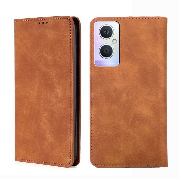 Custodia per telefono in pelle con vibrazione orizzontale magnetica Skin Feel, For OPPO A57 5G 2022/Realme Q5i, For OPPO A96 5G, For OPPO Find X5 Lite, For OPPO Find X5 Pro