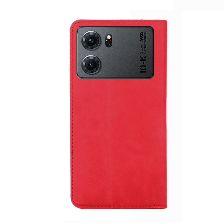 Custodia per telefono in pelle con vibrazione orizzontale magnetica Skin Feel, For OPPO K10 5G, For OPPO K10 Pro 5G, For OPPO Reno7 4G/F21 Pro 4G, For OPPO Reno7 5G Global